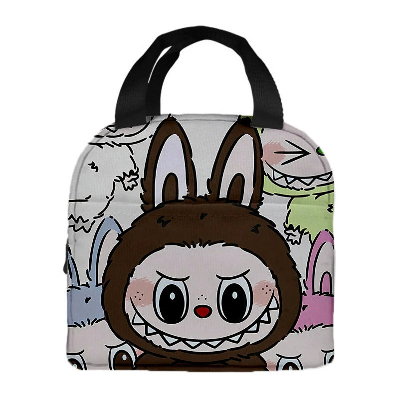BDB20250710-1 ランチバッグ LABUBU アニメ手提げ