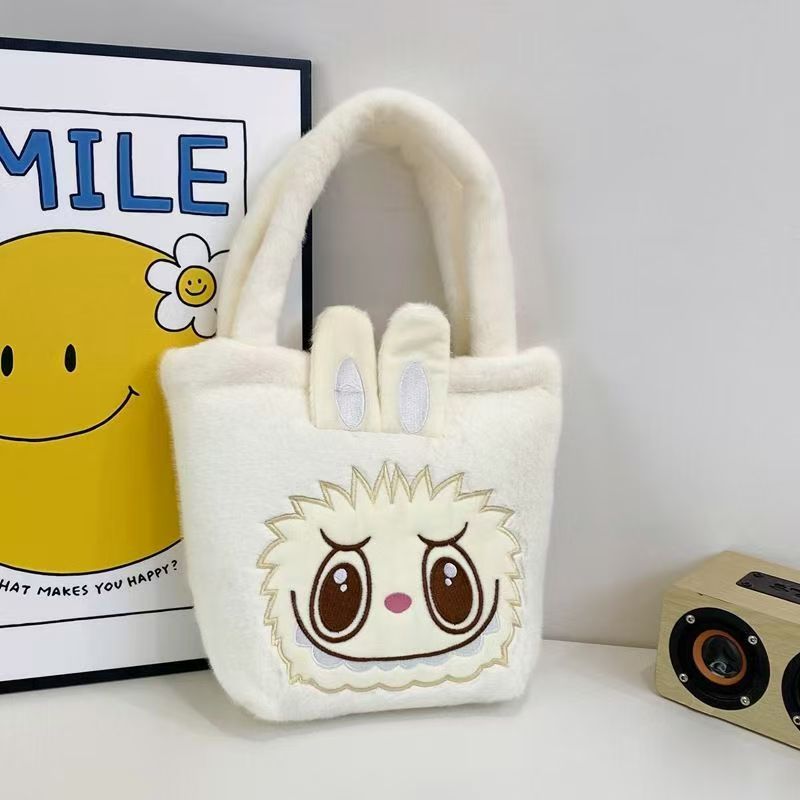 BAG-007 カバン 可愛い ハンドバッグ ウール収納バッグ