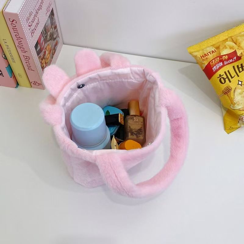 BAG-007 カバン 可愛い ハンドバッグ ウール収納バッグ