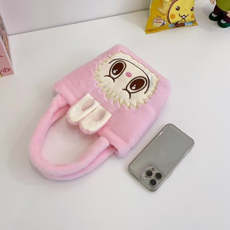BAG-007 カバン 可愛い ハンドバッグ ウール収納バッグ