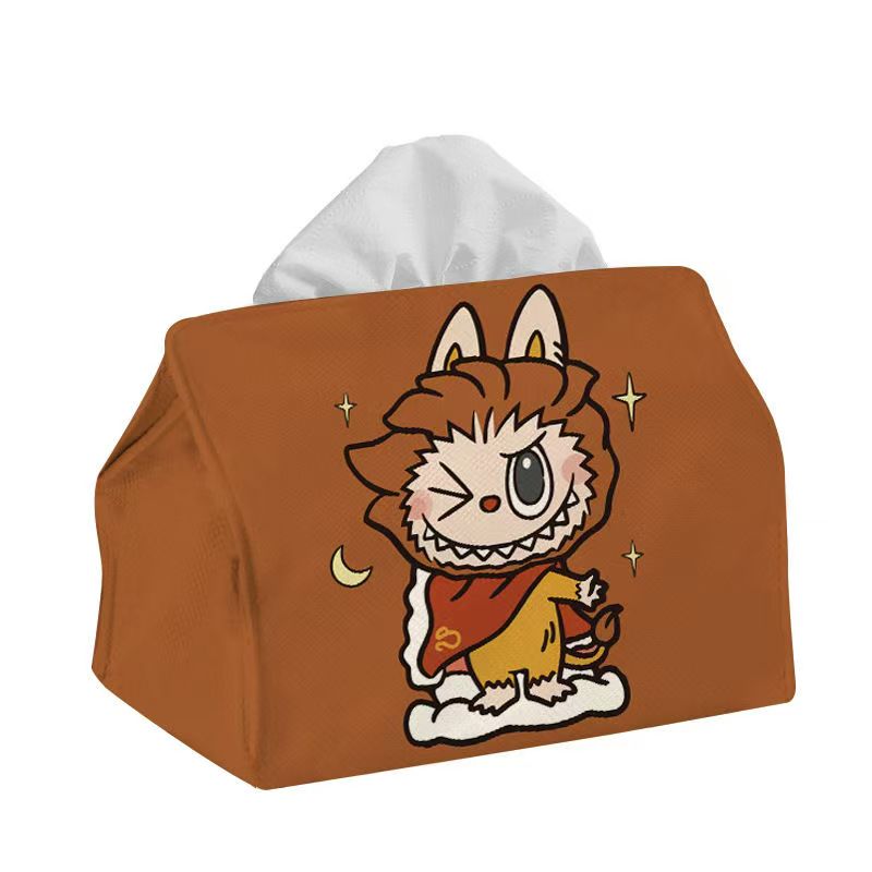 ZJH-001 Labubu ティッシュ箱 可愛い かみぬき 実用的