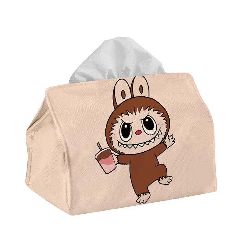 ZJH-001 Labubu ティッシュ箱 可愛い かみぬき 実用的