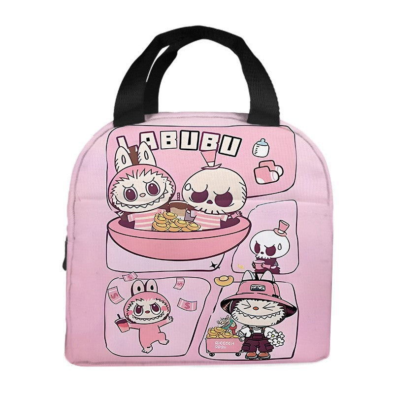 BDB20250710-1 ランチバッグ LABUBU アニメ手提げ