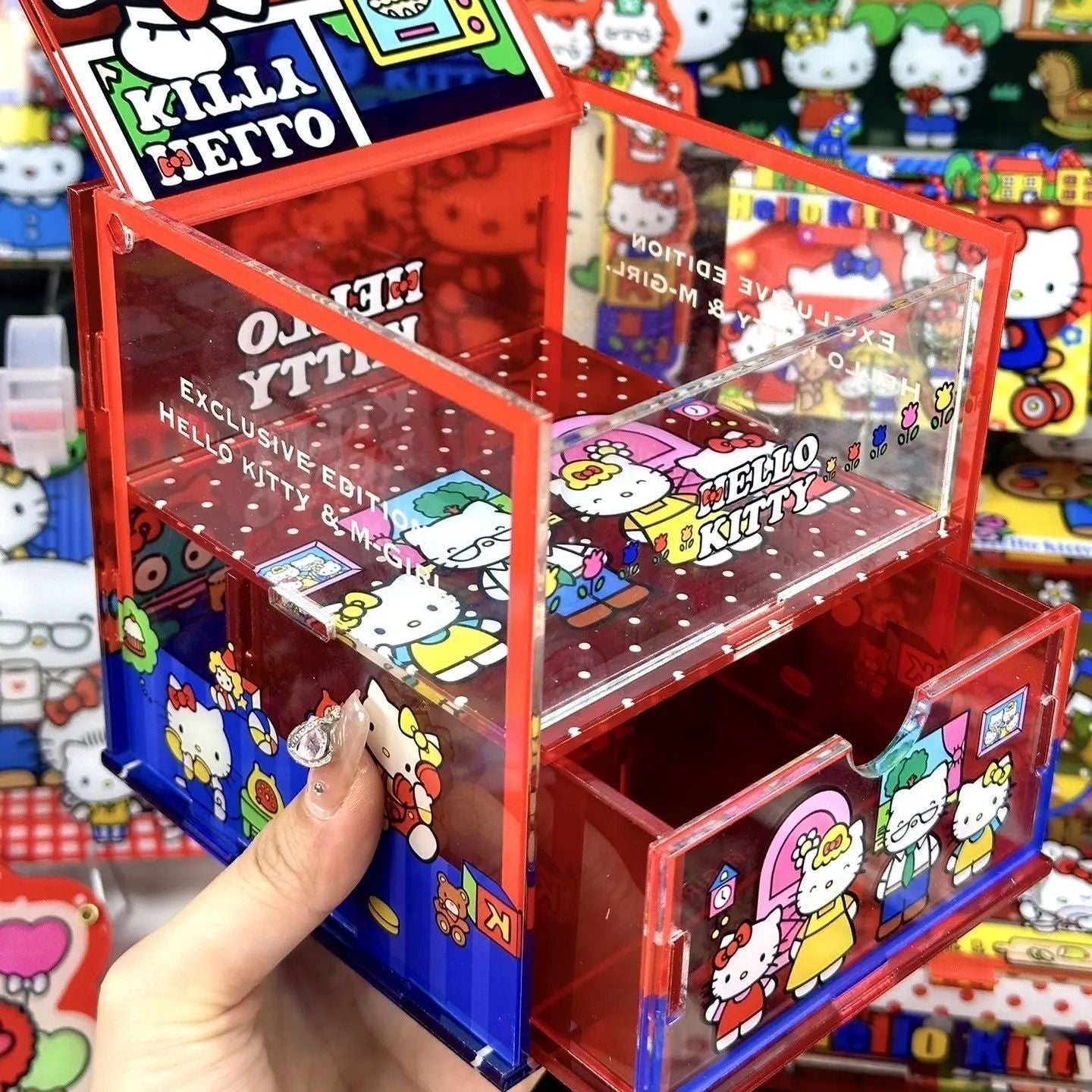 B005 可愛いケース アクリル 収納ケース 置物