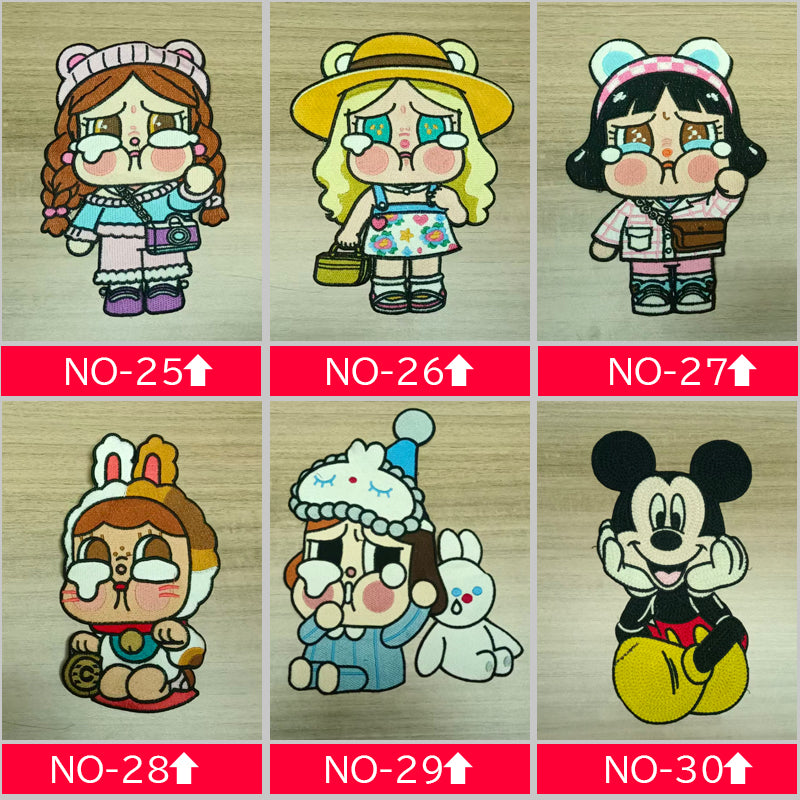 TB-01 ワッペン 可愛いワッペン BUBU クライベイビー リオ系