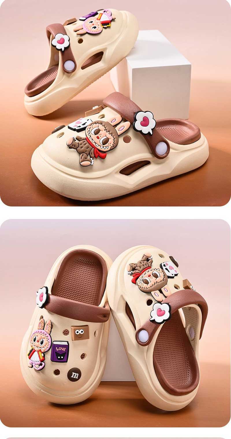 LX-009ラブブ かわいい クロックス 新型涼スリッパ