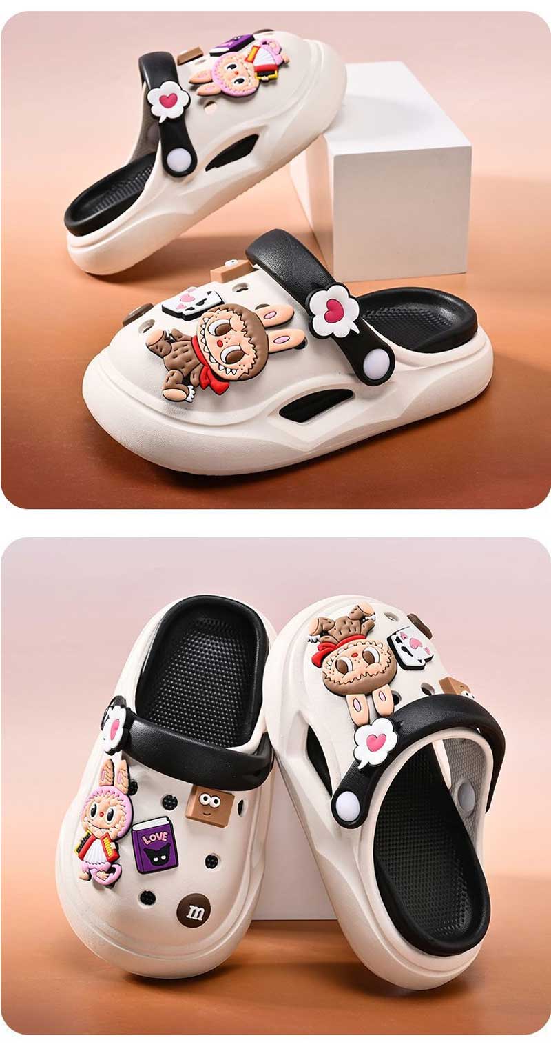 LX-009ラブブ かわいい クロックス 新型涼スリッパ