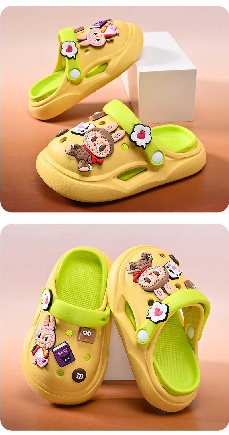 LX-009ラブブ かわいい クロックス 新型涼スリッパ
