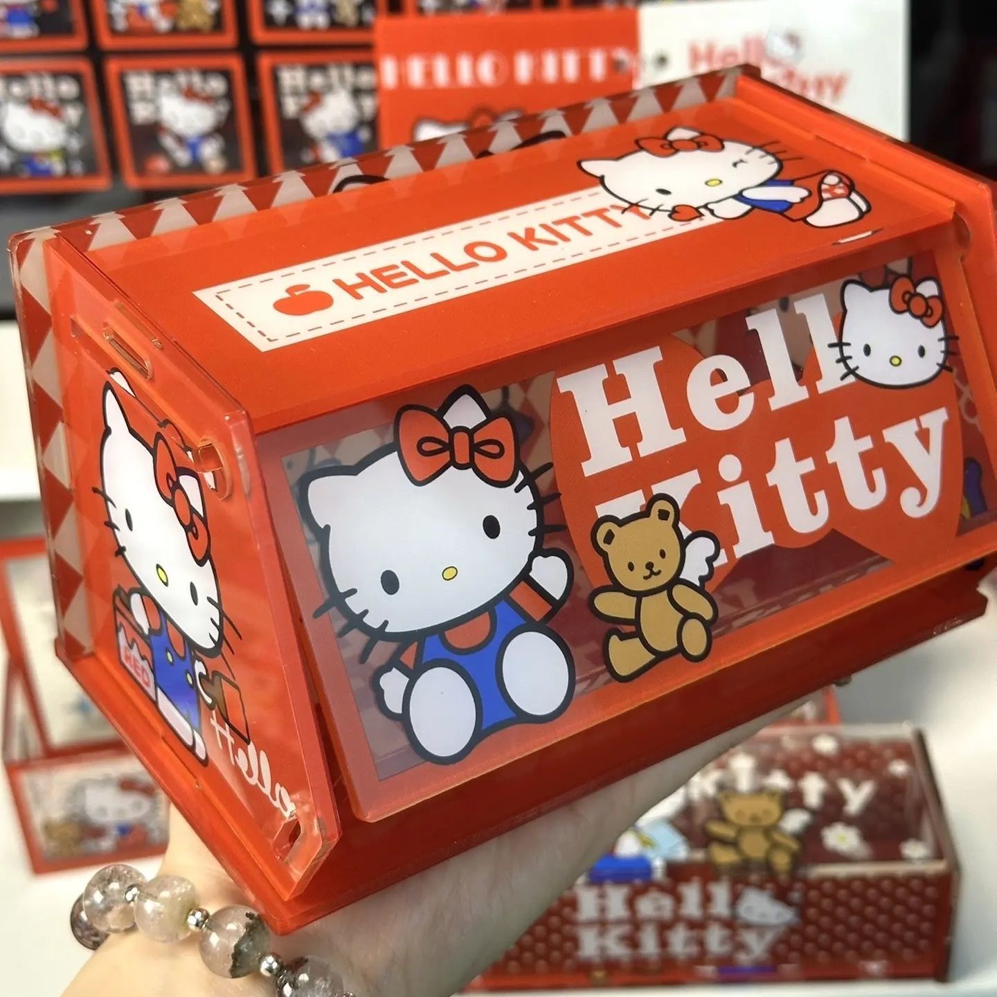 B005 可愛いケース アクリル 収納ケース 置物