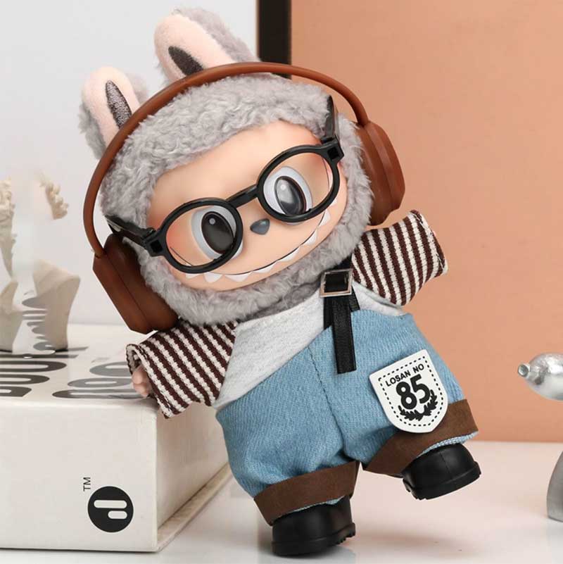 WY0715-001 LABUBU 人形服 ミステリーボックス 可愛い