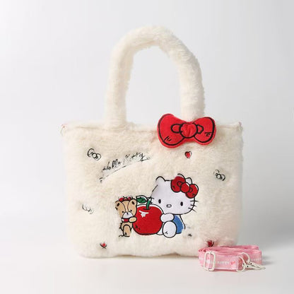 BAG-007 サンリオ　カバン　可愛い　ハンドバッグ ウール収納バッグ
