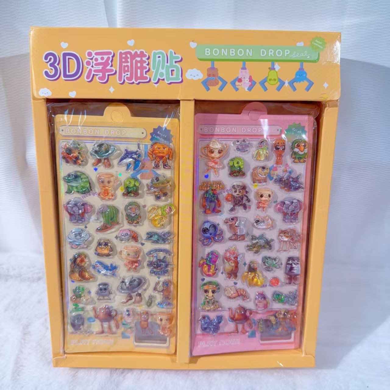 TZ-07 きらきら可愛いシール 24枚セット（1箱）