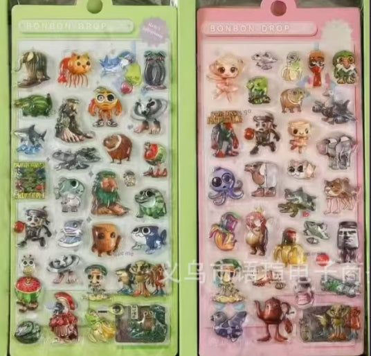 TZ-07 きらきら可愛いシール 24枚セット（1箱）