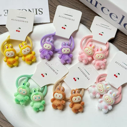 FQ-01 ヘアゴム ヘアバンド 可愛いカートゥーン柄の子供用