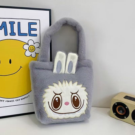 BAG-007 カバン　可愛い　ハンドバッグ ウール収納バッグ