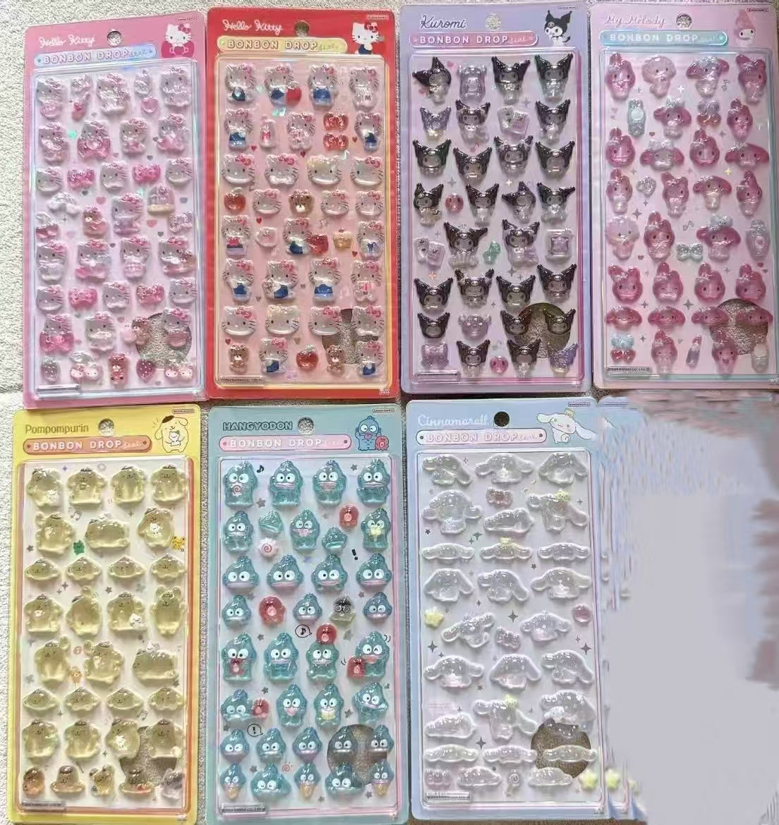 TZ-09子供向けきらきら可愛いシール7枚セット