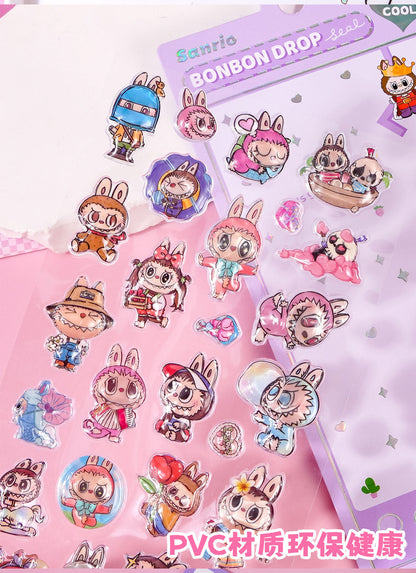 TZ-01 BUBUシール子供用3Ｄステッカー6枚セット