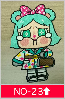 TB-01 ワッペン　可愛いワッペン　BUBU　クライベイビー　リオ系