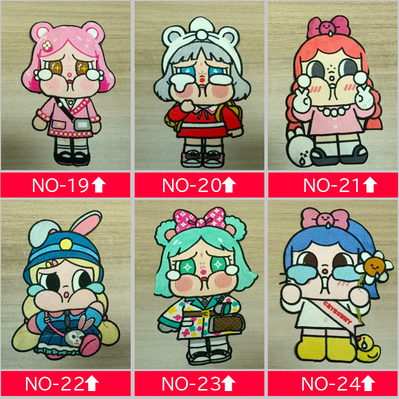 TB-01 ワッペン　可愛いワッペン　BUBU　クライベイビー　リオ系