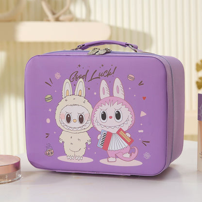 BAG-004 Labubu 化粧箱 可愛い　スーツケース 防水 PU