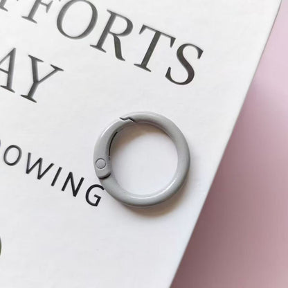 DIY カラビナ　25ｍｍカラフルミックス キーホルダー用 丸カン パーツ