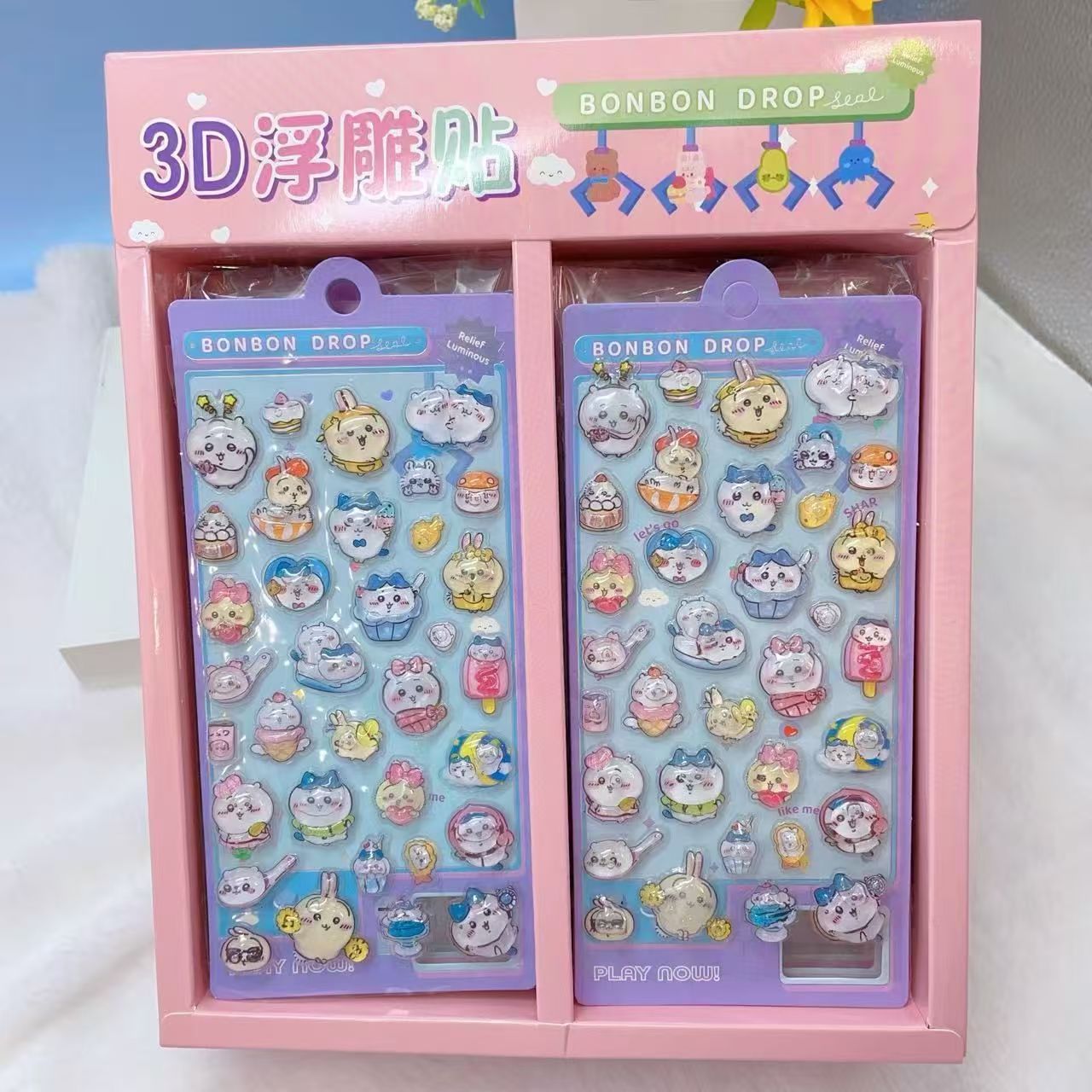 TZ-07 きらきら可愛いシール 24枚セット（1箱）