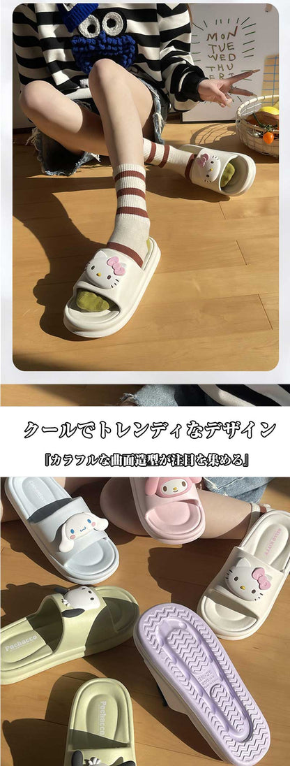 LX-006サンリオ  サンダル  レディース   やわらかい すべりにくい  おしゃれ