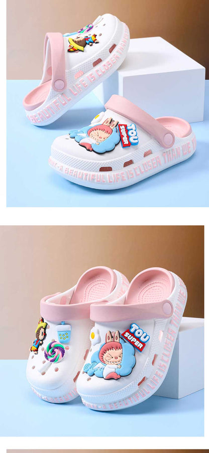 LX-008 ラブブ　かわいい　クロックス　夏のネットレッド