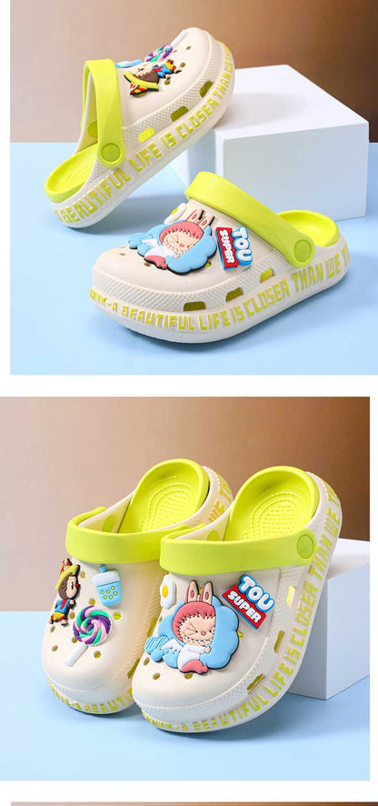 LX-008 ラブブ　かわいい　クロックス　夏のネットレッド