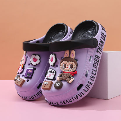 LX-008 ラブブ　かわいい　クロックス　夏のネットレッド