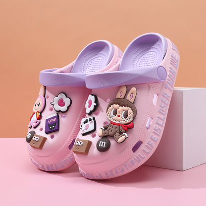 LX-008 ラブブ　かわいい　クロックス　夏のネットレッド