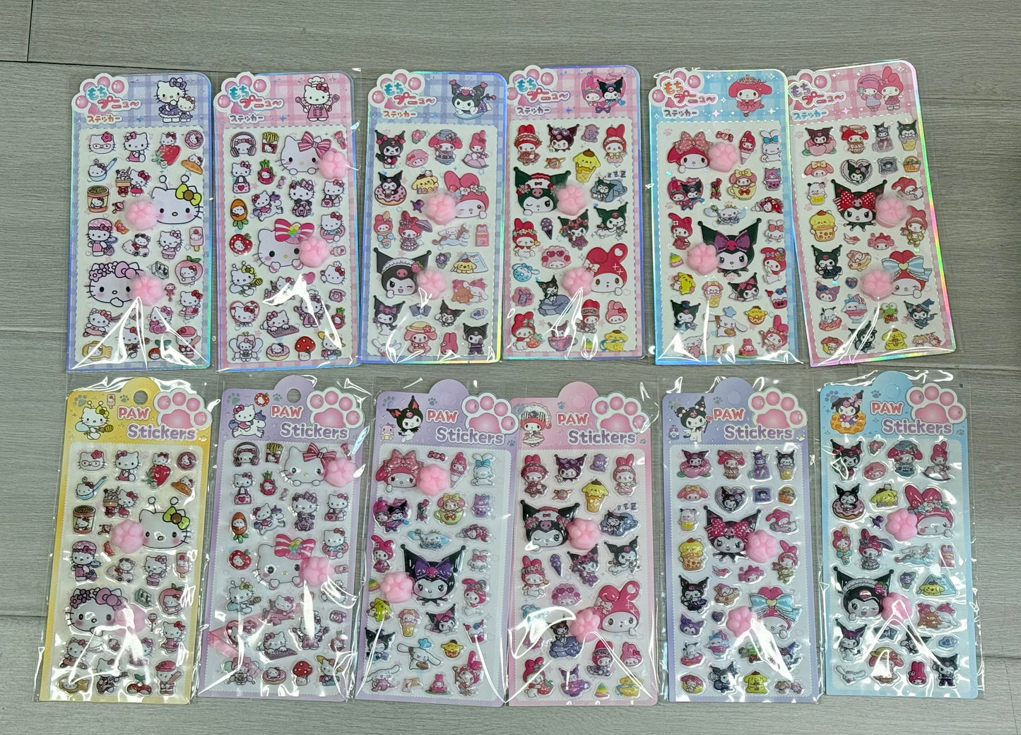 A005 肉球し-る　可愛い　人気キャラ