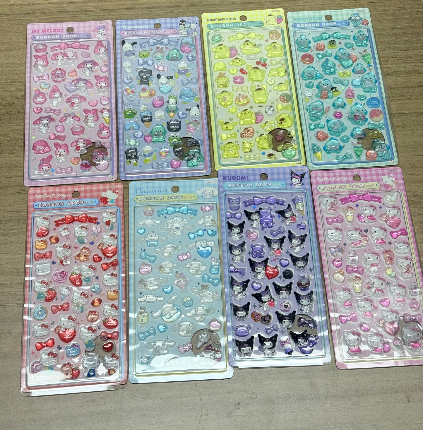 A006硬いリオ８枚セット　8キャは各１枚